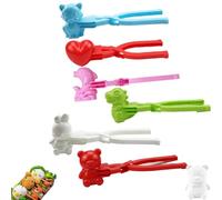 FDDU 6 Pieces Rice Ball Machine, Onigiri Sushi Maker, Onigiri Mould, Animal Rice Ball Mould, for Kitchen Utensils for Prince, Sushi OnigiriReusable, Pinch Snowman