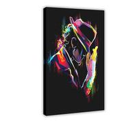 FDEAA The King of Pop Music World Michael Jackson Canvas Poster Wall Art Decor Print Picture Paintings for Living Room Bedroom Decoration 12x18inch(30x45cm)