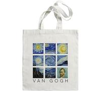 FDEETY Canvas Art Tote Bag Reusable Ecofriendly Shopping Grocery Carrier Washable Shoulder Bag for Market Beach Travel Daily Us