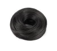 FDEETY Real Hair Bun Hairpiece for Women Hairpiece with Elastic Band Braids Extensions High-Quality Hair Extension (A)