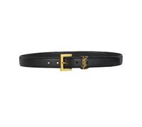 FDEETY Women's Fashion Leather Belt, Adjustable, Simple Style, Unique Design for Jeans Trousers Dresses, Black, 110 cm