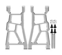 FDEVRWUO 2Pcs RC Front Arms for ZD Racing DBX 10, High Strength Aluminum Alloy Front Suspension Arms, 1/10 Scale RC Off Road Vehicle Accessories with Pins and Screws, Durable Upgrade Parts (Ti Color)