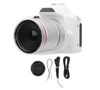 FDEVRWUO 64MP 4K Digital Camera with 16x Digital Zoom, 3 Inch IPS Screen, 120 Degree Wide Angle Anti Shake Travel Camera for Life Recording, Includes MP3 Playback Mode and Webcam Function