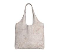 Fdfekgvplp Canvas Tote Bag For Women, Rose Gold Marble Casual Shoulder Bag Aesthetic, Cute Pocket For Girl Canvas Cotton Tote Bag