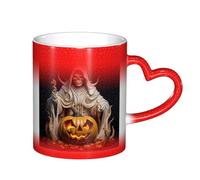 Fdfekgvplp Horror Ghost Witch Pumpkin Color Changing Coffee Mugs Sublimation Magic Ceramic Mugs 11 Oz Magic Cup Heat Sensitive Coffee Mugs Gifts For Man Woman 3 Colors Available