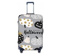Fdfekgvplp Suitcase Cover For Luggage Happy-Halloween-Day-Trick-Or-Treat Print Elastic Washable Stretch Travel Luggage Covers Protector Cover, Black, S