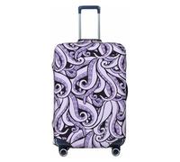 Fdfekgvplp Suitcase Cover For Luggage The Sea Print Elastic Washable Stretch Travel Luggage Covers Protector Cover, Black, M