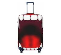 Fdfekgvplp Suitcase Cover For Luggage Vampire Bat Print Elastic Washable Stretch Travel Luggage Covers Protector Cover, Black, L