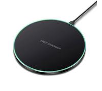 FDGAO 20W Wireless Charging Pad - Fast Wireless Charger Compatible with iPhone 17 16 15 14 13 12 11 Pro Max/Pro/XR/XS/8 plus;AirPods;Samsung Galaxy S25/S24/S23/S22/S21,Note20/10,Galaxy Buds,Black