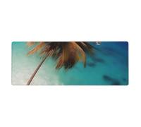 fdgbnm Caribbean Islands Mouse pad 11.8x31.5 in.XXL Mouse Pad Extended, 31.5x11.8in Gaming Desk Mat