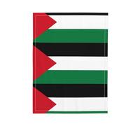 fdgbnm Flag of the State of Palestine Baby Dot Blanket, 3D Minky Velvet Soothing Blanket for Crib & Stroller, Soft Plush for Infants
