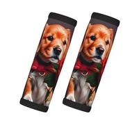 fdgbnm Gentleman-Like Dog Luggage Handle Grips 2 Packs, Neoprene Travel Suitcase Sleeve Wrap for Easy Identification