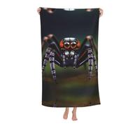fdgbnm Tropical rainforest spiders Adult beach towels.Printed Beach Towel for Adults, Microfibre Sand Free Travel & Pool Towel
