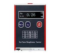 FDGH Surface Roughness Tester, High Accuracy 0.01μm Portable Roughness Gauge, 4 Testing Parameters Ra/Rq 0.05~15.0μm Rz/Rt 0.1~50.0μm with Standard Calibration Block and Bracket