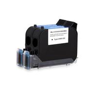 FDhRyTF 1PC 2588 Refillable Ink Cartridge 12.7mm TIJ Handheld Inkjet Printer Ink Solvent Fast Drying Unencrypted Ink Black Red Blue IQ800 Compatible With IQ800(1PK Black)