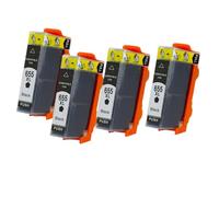 FDhRyTF Ink Cartridge Compatible With 655 655xl H-655 Compatible With - Ink Advantage 3525 4615 4625 5525 6520 6525 Printer(4PCS BLACK)