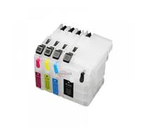 FDhRyTF Refillable Ink Cartridge 4pcs LC529XL LC525XL Lc529 Lc525 Compatible With DCP J100 DCP J105 MFC J200 Printer
