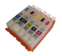 FDhRyTF Refillable Ink Cartridge Compatible With MG5420 MG5422 MG5520 MG5522 MG6420 IP7220 MX722 MX922 IX6820 PGI-250 CLI-251