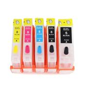 FDhRyTF Refillable Ink Cartridge PGI-5 CLI-8 Compatible With IP3300 IP3500 IP4200 IP4300 IP4500 IP5200 IP5300 IX4000 IX5000