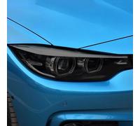 FDHWINGI 2 Pcs Car Headlight Protective Film Headlamp Restoration Transparent Black TPU Sticker for BMW 4 Series F32 F33 F36 2014-2019 Accessories