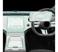 FDHWINGI Car Center Console Screen Protective Film Anti-Scratch Repair Clear TPU Sticker Accessories,for Mercedes Benz EQE 2022