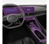 FDHWINGI Car interior Center console transparent TPU protective film Anti scratch sticker LCD screen PPF,For Hyundai Electra 2021-2023