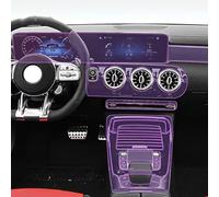 FDHWINGI Car interior Center console transparent TPU protective film Anti scratch sticker LCD screen PPF,For Mercedes Benz AMG A-Class 2019-2023