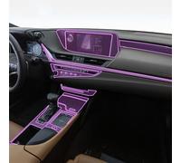 FDHWINGI Car Interior Film Dashboard Piano Board Shift Center Console Anti-Scratch Transparent TPU Film,for Lexus ES 250 300 350 2018-2021