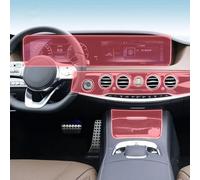 FDHWINGI Car Interior Gearbox Panel TPU Protective Film Screen Anti Scratch Repair,for Mercedes Benz Class-S W222 2019-2023