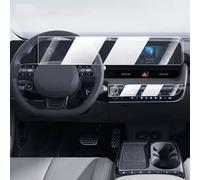 FDHWINGI Car navigation screen protector film refit LCD screen Anti fingerprint transparent PPF TPU film,For Hyundai IONIQ 5 2022-2024