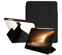 FDHYFGDY Case for OnePlus Pad Lite/Oppo Pad SE Multi-Angle Folding Protective Case, PU Leather Case, Triple Fold Flip Protective Case with Auto Sleep/Wake Function - Black