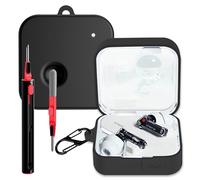 FDHYFGDY Cover for Nothing Ear (3) Case, Protective Silicone Case Compatible with Nothing Ear 3, Ultra-Slim Shockproof, Soft, with Cleaning Rod and Carabiner - Black