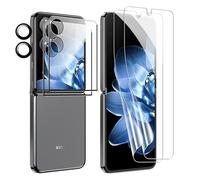 FDHYFGDY Protective Film for Xiaomi Mix Flip - Pack of 2 Soft TPU Film with Tempered Glass Screen Protector and Camera Protection, Anti-Scratch HD Film