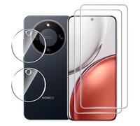 FDHYFGDY Tempered Glass for Honor Magic 8 Lite, [2+2] Camera Protection and Glass Screen Protector, Anti-Scratch Screen Protector, 9H Hardness, Screen Protector for Honor Magic 8 Lite