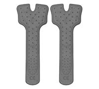 FDI Premium Ergodynamic Crutches Comfort Fit Replacement Forearm Grippers Pair - Grey
