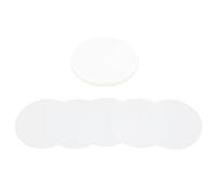 Fdit 100 Pcs PVC Badge Film, Transparent Covers for Pin Buttons (75MM)