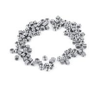 Fdit 100pcs M4 Stainless Steel SS304 Thread Repair Insert for Aluminum Magnesium Parts, 5 Sizes Coiled Wire Helical Screw Thread Inserts for Maintenance (M4*0.7 * 1.5D)