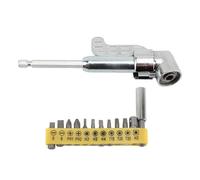 Fdit 105 Degree Right Angle Drill Adapter Versatile Right Angle Drill Holder with Bits for Impact Drivers and Essential for Daily Maintenance