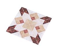 Fdit 10Pcs Self Adhesive Tile Decals PVC Wall Stickers 3D Mirror Design DIY Home Decor Water Damp Resistant Easy to Remove No for Living Room Kids Playroom Dining Room (# 01)