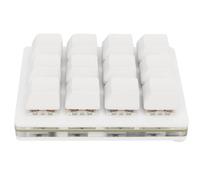 Fdit 12 Ergonomic Mechanical Design Keys Hot White Games for Adjustable Shortcuts and Professional Players