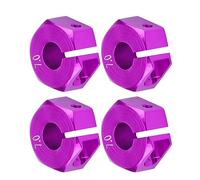 Fdit 12 Mm Universal 12 Mm Wheel Adapter for the HSP 1/10 Scale Car, Loosening the Agitation Problem (7.0MM purple)