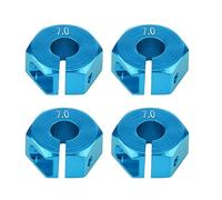 Fdit 12 Mm Universal 12 Mm Wheel Adapter for the HSP 1/10 Scale Car, Loosening the Agitation Problem (7.0MM Blue)