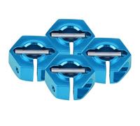 Fdit 12 Mm Universal 12 Mm Wheel Adapter for the HSP 1/10 Scale Car, Loosening the Agitation Problem (6.0MM blue)