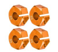 Fdit 12 Mm Universal 12 Mm Wheel Adapter for the HSP 1/10 Scale Car, Loosening the Agitation Problem (6.0MM golden)