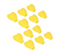 Fdit 12 Pcs Makeup Brush Covers, Food Grade Silicone BPA Free Soft Flexible Lightweight Heart Shaped, with Stretchable Design for Travel Camping Home Makeup Lovers