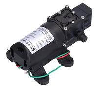 Fdit 12V Water Pressure Diaphragm Pump, Self Priming High Pressure Booster Pump with Automatic Stop and Restart, for Garden Irrigation and Swimming Pools