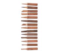 Fdit 14PCs of Copper Electro-White Head, Convenient Soldering Cabin Tip with Several Tip Models, for Different Market Soldering Stations