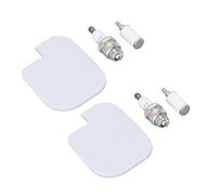 Fdit 2 Set Chainsaw Service Kit, Air Fuel Filter & Spark Plug for McCULLOCH CS360T CS400T CS420T