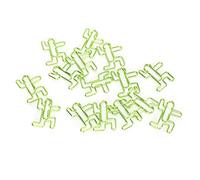 Fdit 20Pcs Cartoon Paperclip, Creative Human Shaped Metal Paper Clips for Office School Supplies, with Iron Material for File Classification DIY Craft Bookmark