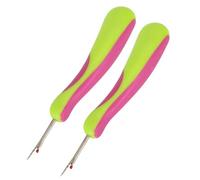 Fdit 2PCS Seam Rippers Handy Stitch Unpicker Sharp Sewing Seam Thread Remover with Ergonomic Handles for Sewing Crafting Removing Threads